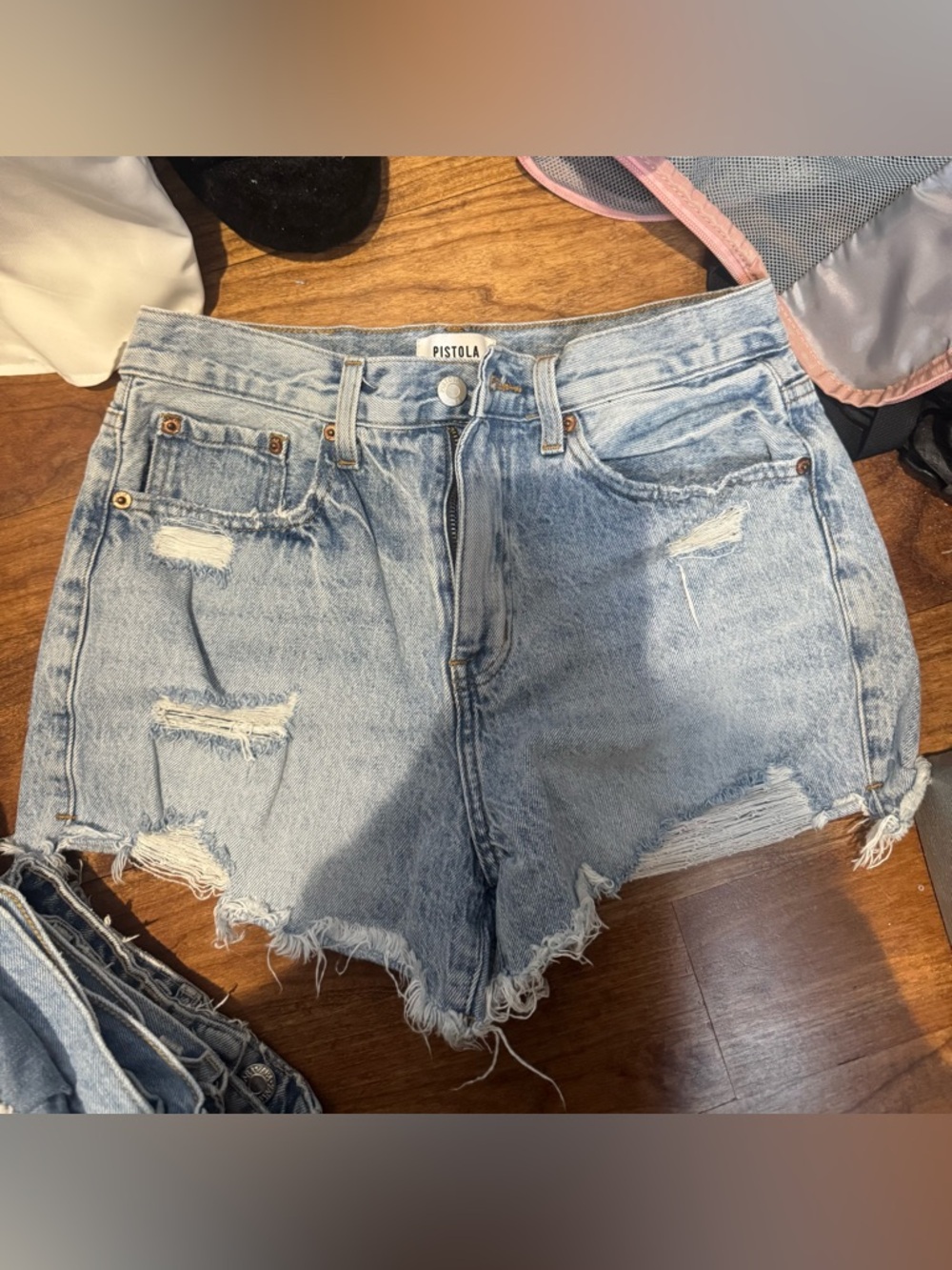 Pistola Light Wash Denim Women's Shorts size 27